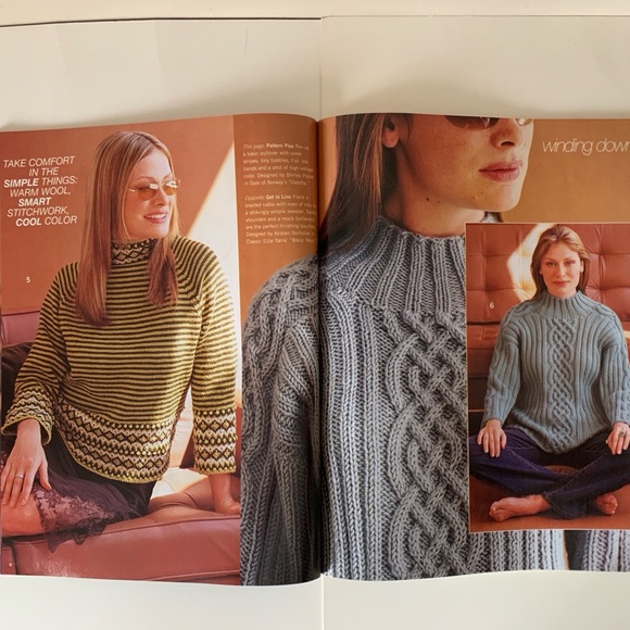 VOGUE Knitting International Knit Patterns Magazine Modern Classics Sweaters - Picture 6 of 17